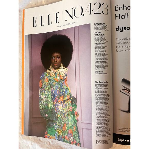 Elle Magazine February 2021 The Eternal Glow of JLO  Jennifer Lopez - Excellent - Picture 9 of 11